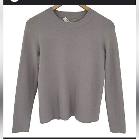 Babaton MacMurray Lilac Fog Kite Back Crewneck Size XS - Picture 1 of 8